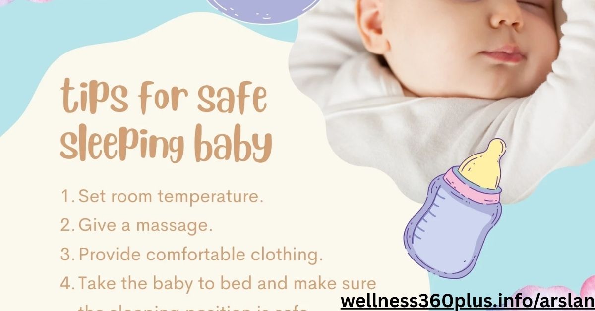 Baby sleeping peacefully on back — best sleeping position for baby with stuffy nose