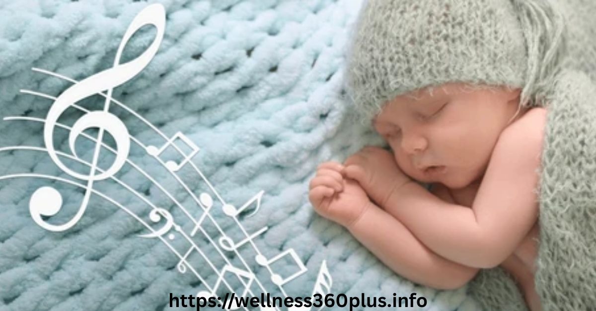 Peaceful baby sleeping soundly while gentle baby sleeping music plays softly in the background for calm and relaxation